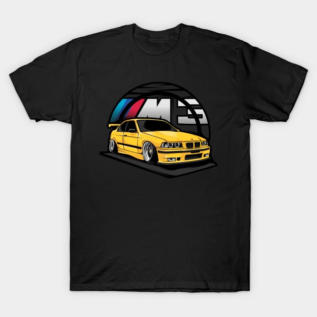 BMW M3 E36 T-Shirt by CFStore